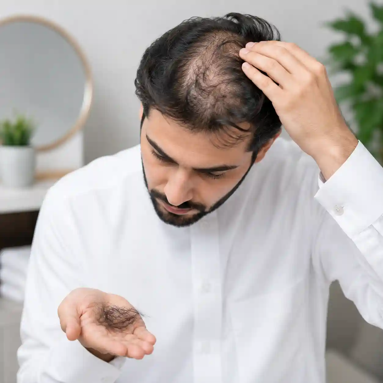 أسباب فراغات الشعر عند الرجال